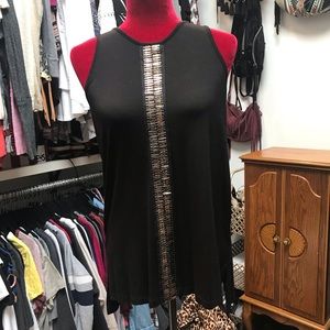 Vince Camuto embellished tank
